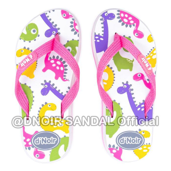 Premium Dnoir Sandal Jepit Anak Laki Laki & Perempuan Dino Size 25 - 36 Fashion Original