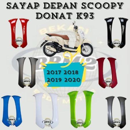 Cod - Sayap Kap Samping Bawah Depan Legshield Rl Kanan Kiri Motor Scoopy Donat Esp K93 2017 - 2020