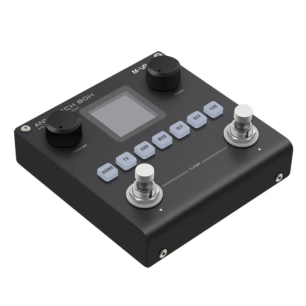 M-VAVE Blackbox / Annblack box Guitar / Bass AMP Modeler Multi Effects Processor Rechargeable for