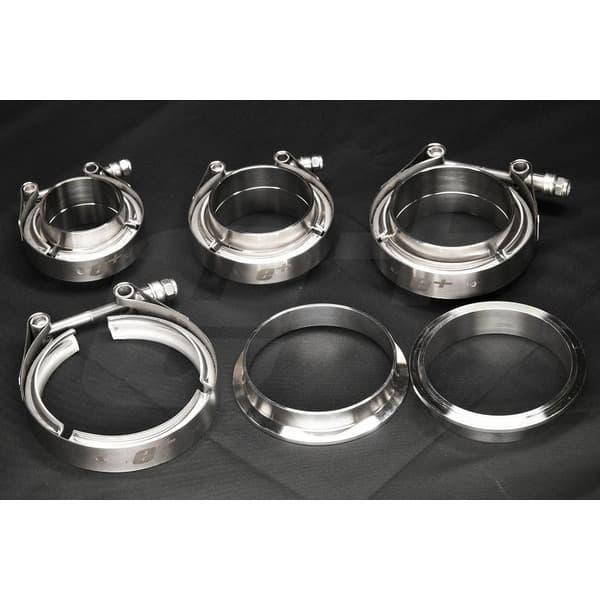E+ CNC V-BAND CLAMP KIT - KLEM PIPA PIPE Stainless Exhaust 2,5 in