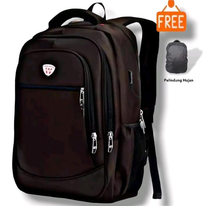 Premium Tas Ransel Laptop Polo Pria Terbaru Cod Original