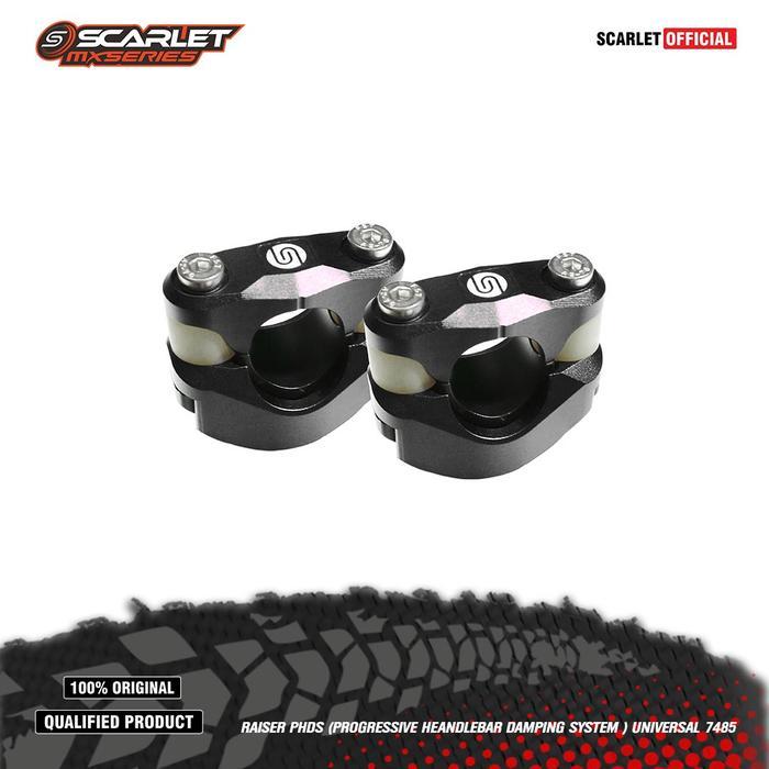 Peninggi Stang Anti Getar untuk Motor Trail Supermoto - Hitam
