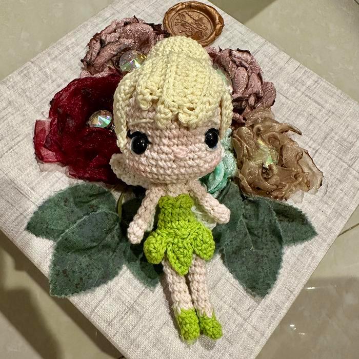 boneka rajut amigurumi tinkerbell