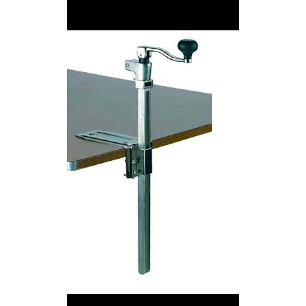 table can opener. [ bukaan kaleng di meja ]