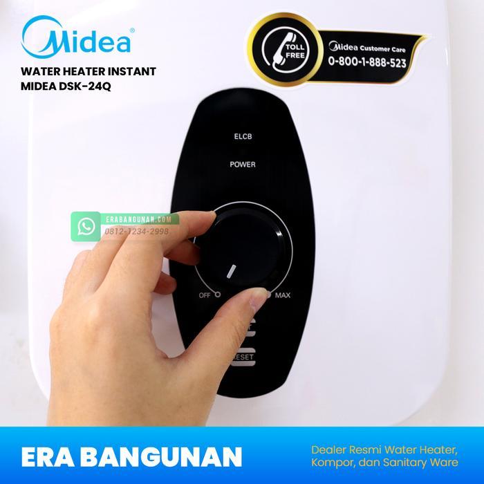 Pemanas Air Listrik Water Heater Instan Midea Dsk-24Q / Dsk 24 Q Baru