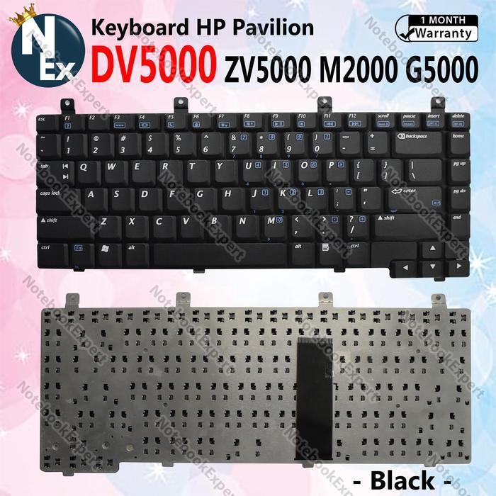 Keyboard Hp Pavilion Dv5000 Zv5000 M2000 G5000 Nx9110 - Black