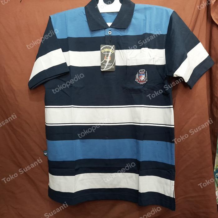 Kaos Domino Krah Kantong Depan Dewasa Kaos Pria Domino Uk All Size