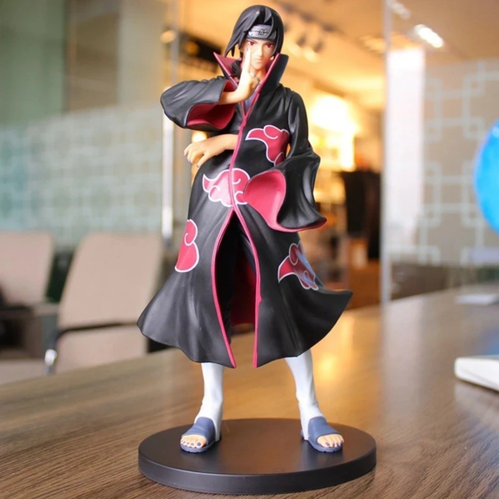 Hot Anime Naruto Shippuuden Uchiha Itachi Akatsuki Organization GK Dress Up Model Toy Gift