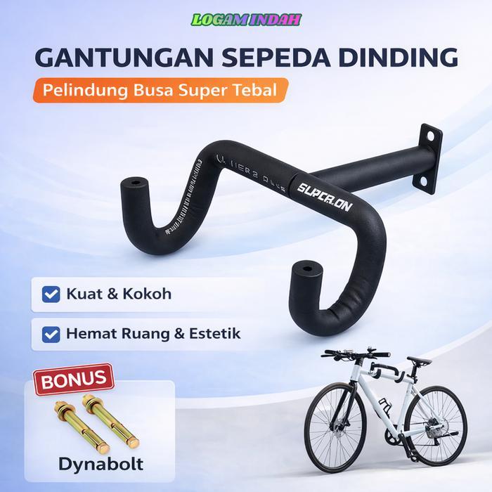 TERJAMIN Gantungan Sepeda Dinding Tembok Bracket Sepeda Dinding - Bracket Rak Cantolan BMX di