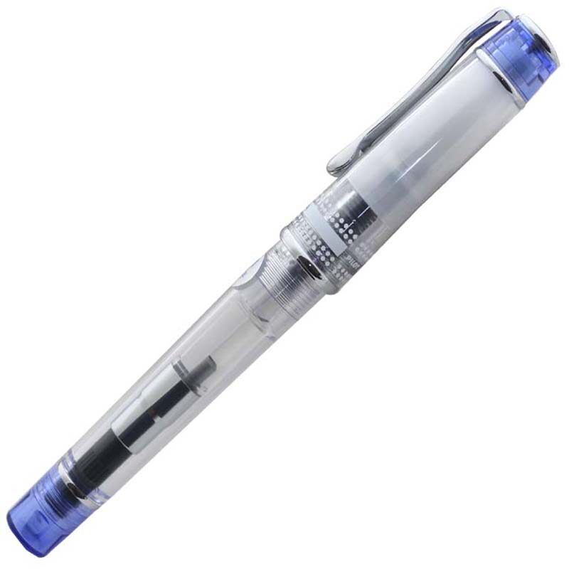 Pilot Penmanship Transparent Fountain Pen FPRN-350R with CON-40 Ink Converter - Smooth Writing