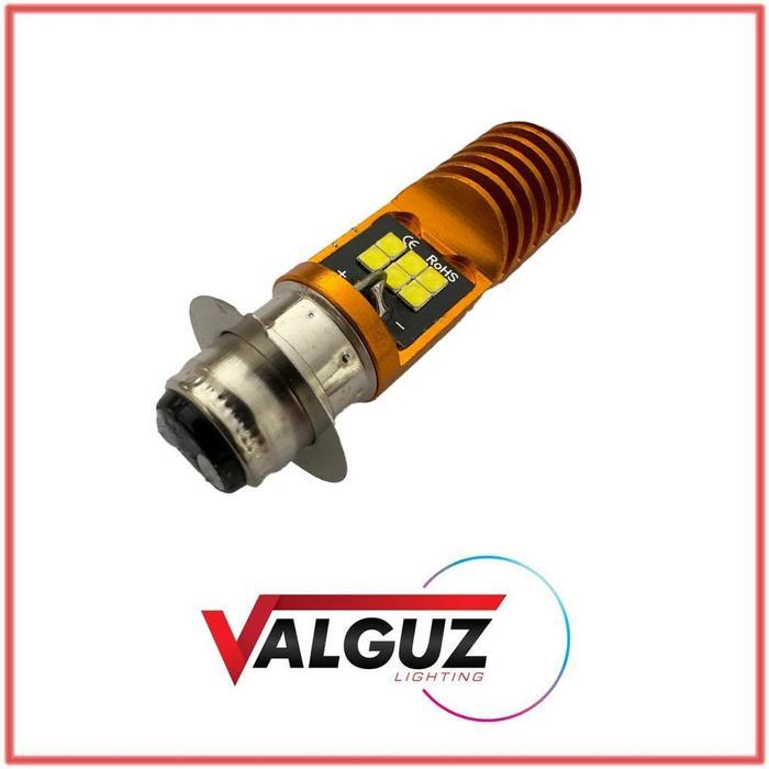 Valguz Led H6 Lampu Sorot Depan Motor 2In1 Universal