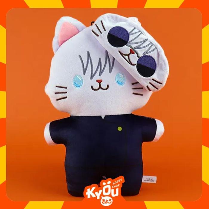 HOT SALE JUJUTSU KAISEN SEASON 2 HIDDEN INVENTORY / PREMATURE DEATH WITHCAT FLAT PLUSH WITH EYE