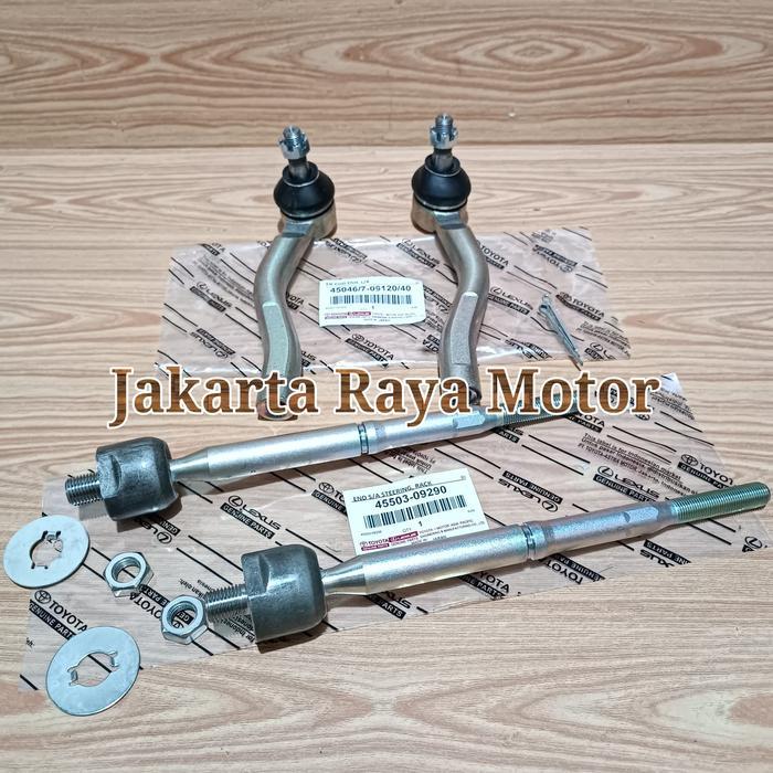 TIE ROD END + LONG TIE ROD VIOS GEN1 GEN 1 2002 2003 2004 2005 2006 MURAH