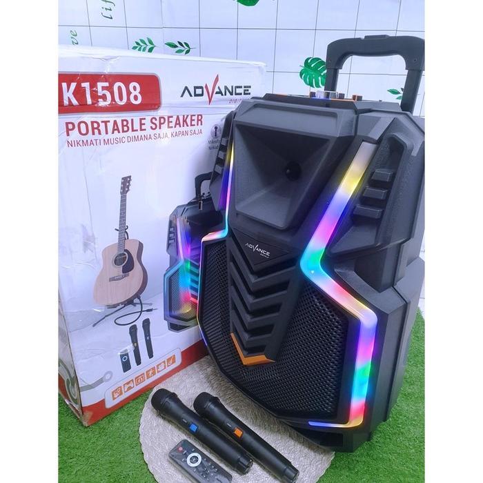 Speaker Meeting Portable Advance 15 Inch Free Mic Wireless K1501 K1502 K1504 K1506 K1507 K1508 K1512