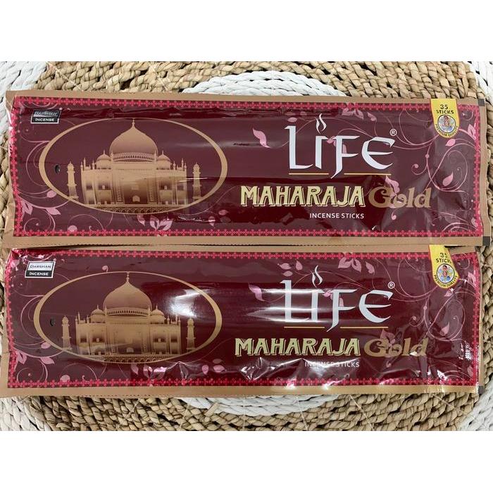 Dupa Life Maharaja Gold. 35 stick . Panjang 24 cm Terbaru