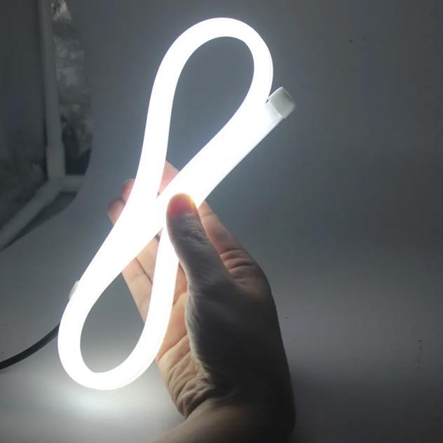 "New" [SEPASANG] DRL Flexible Alis Tanam SOFT LIGHT No Bintik Lampu Alis Running Silicone Tube 30cm