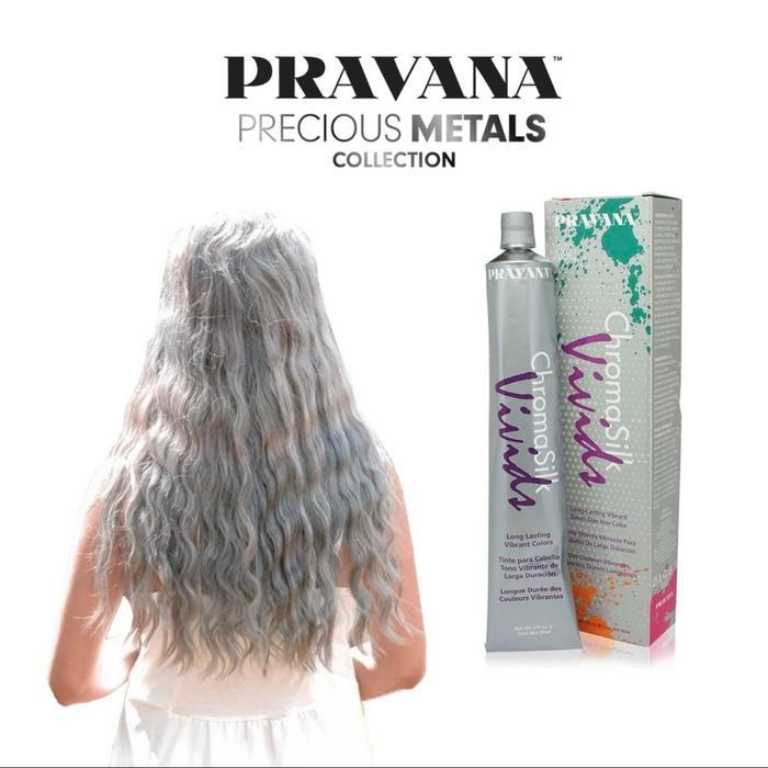 Pravana Precious Metals Smokey Silver/ cat rambut silver keabuan