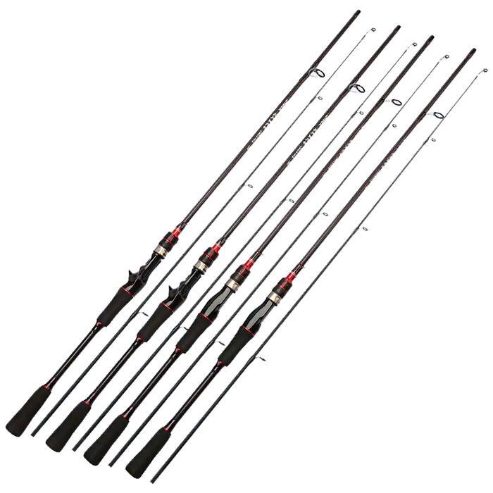 Maguro - Bc Pancing Dan Set Gulungan Fiberglass Holow 2 Bagian 1.65M/1.8M/2.1M Casting Fishing Rod