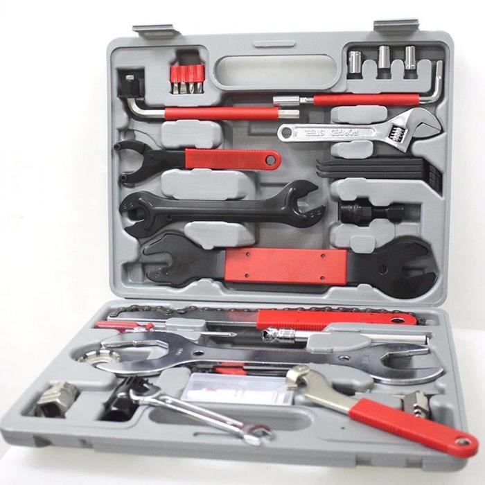Universal Bicycle Tool Set - 44 in 1 Parts - Perkakas Sepeda Komplit - Bicycle Tool Box Set - Tool