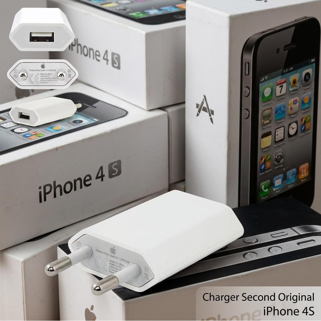 Kepala Charger Apple A2118 Original Bekas 5W Cas Ori iPhone 4S