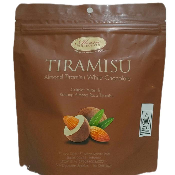Alessio Tiramisu Chocolate Almond/Coklat Tiramisu Kacang Almond 180 gr