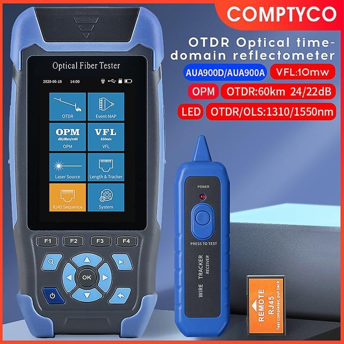 TERMURAH PRO MINI OTDR FIBER OPTIC REFLECTOMETER AUA900D WITH 9 FUNCTIONS VFL PROMO