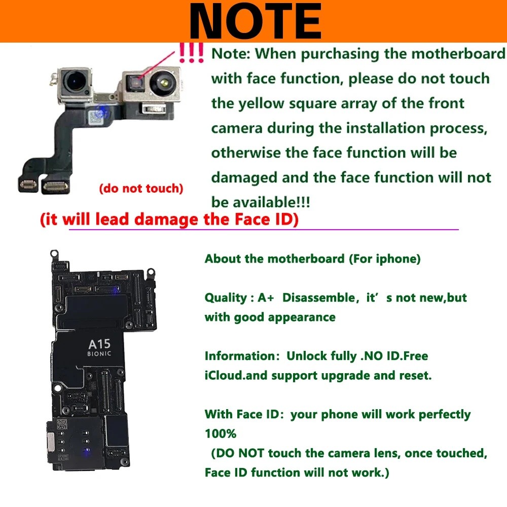 100% Unlocked For iphone 11 Clean iCloud Logic Board For iPhone 11 pro max Motherboard with/No face