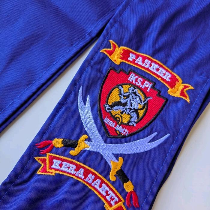 sabuk ikspi kera sakti biru drel ikspi sabuk beladiri ikspi biru drel pedang Boxing Samsak