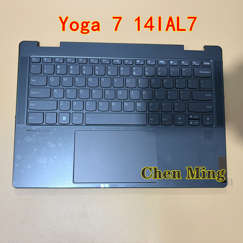 5CB1J02482 new case for lenovo Yoga 7 14IAL7 14ARB7 palmrest uppercase C-cover with keyboard