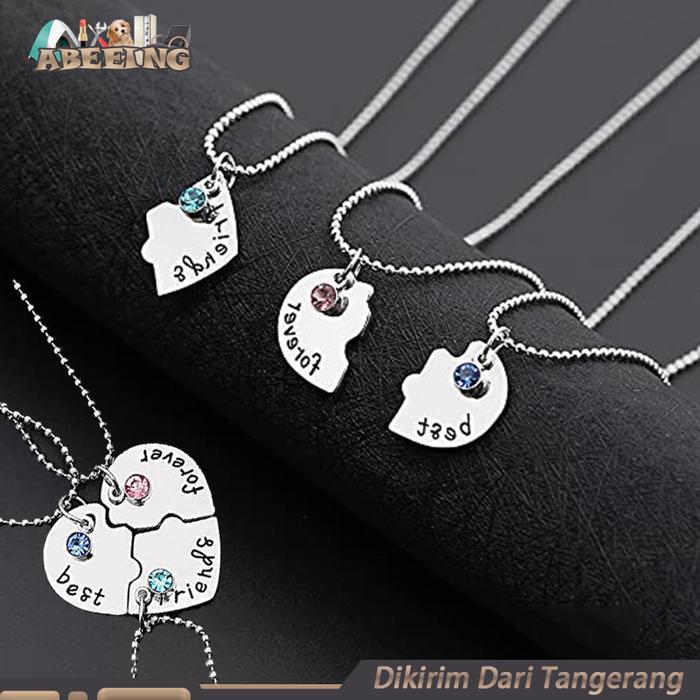 LUB Kalung Persahabatan 3 Orang Magnet Kalung Best Friend Forever