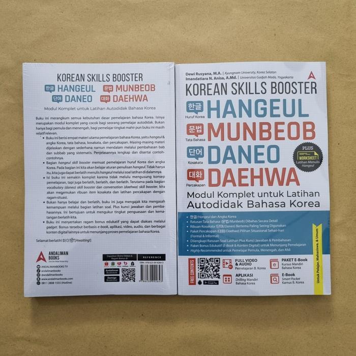 READYY Buku belajar bahasa Korea - Korean Skills Booster