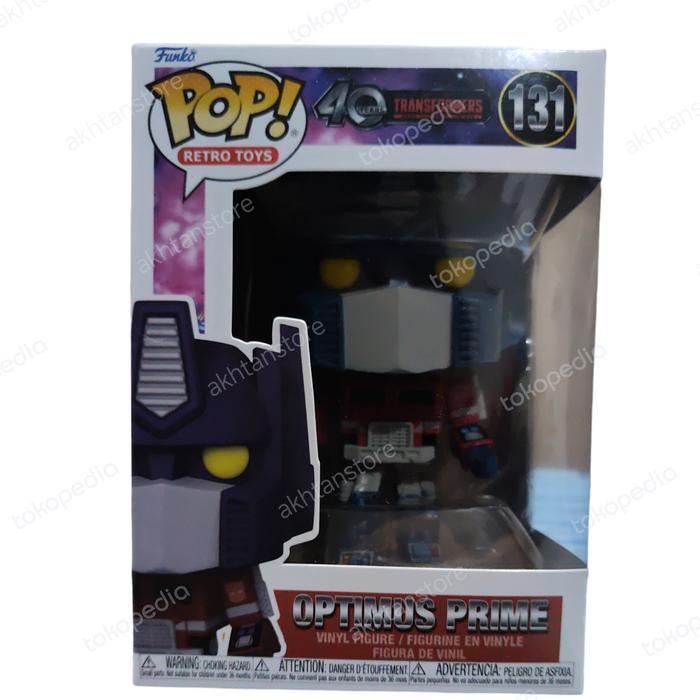 HOT SALE FUNKO POP OPTIMUS PRIME #131 40 YEARS TRANSFORMERS TERMURAH