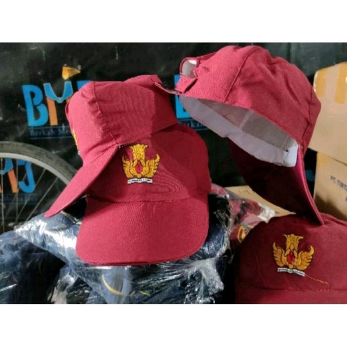 Promo Grosir 20Pcs Topi Sekolah Bordir Sd Smp Pramuka Sd Negeri Terlaris