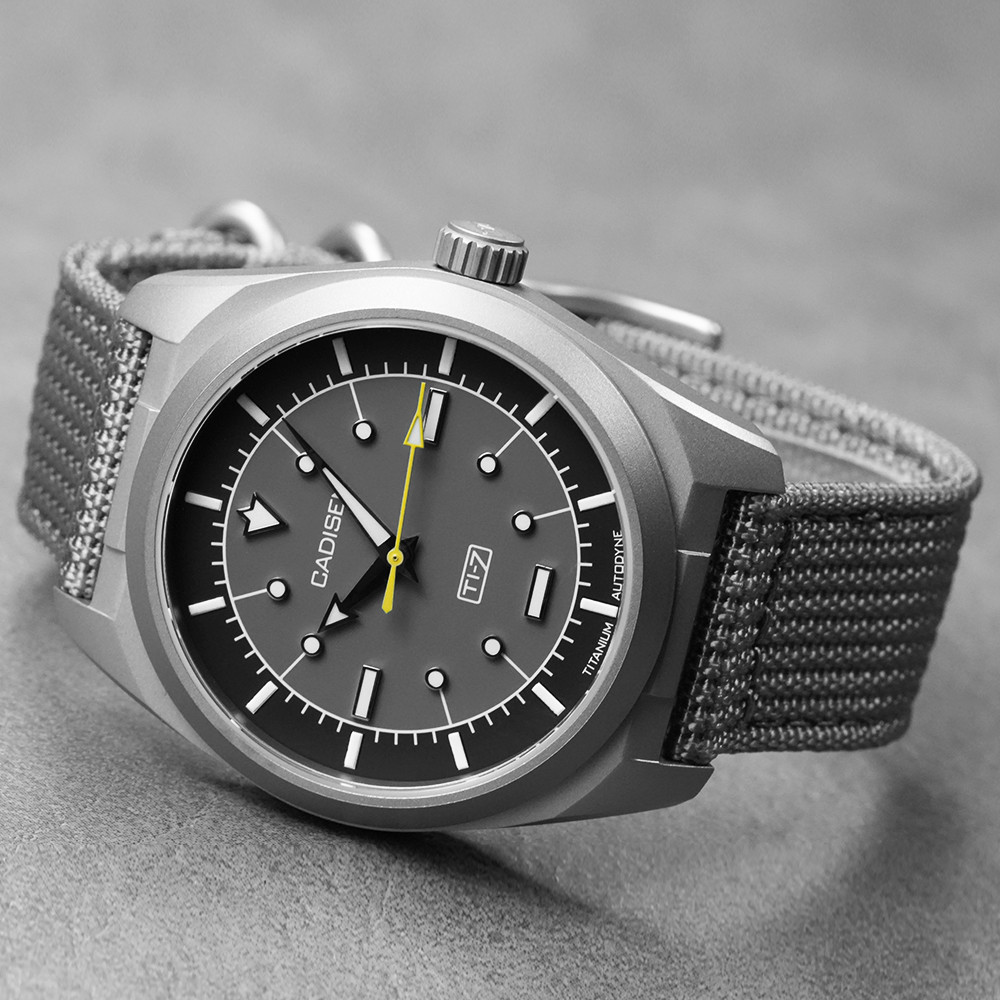 CADISEN TI-7 Autodyne 2026 NEW Titanium Automatic Mechanical Watch Man Canvas Wristwatch MIYOTA 8215