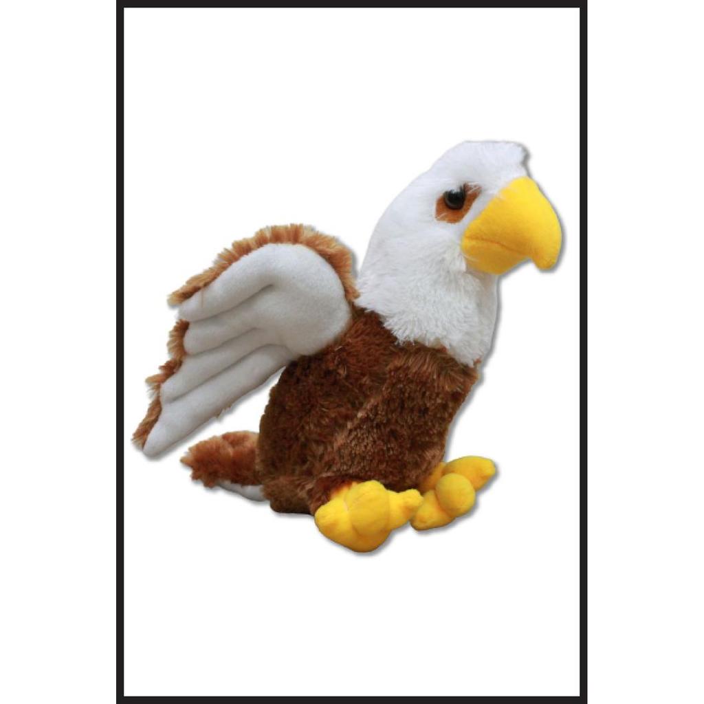Boneka Burung Elang, Boneka Eagle Small Medium - Brown, M