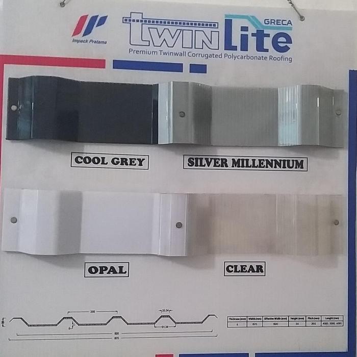 NEW Alderon Transparan Twinlite Greca Panjang 4 Meter (Penerangan Alderon) Green