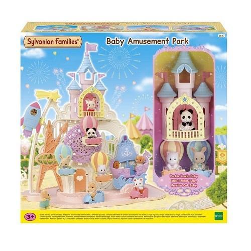 Taman Hiburan Bayi Sylvanian Families dengan Figur dan Wahana