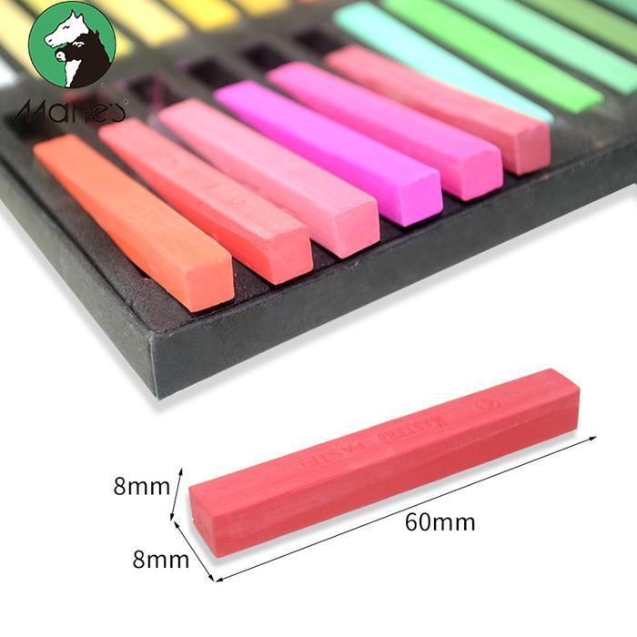 Khusus Grab Maries Master Soft Pastel Set Isi 12 24 36 48 Warna Marie'S Pastel Hair Chalk Kapur