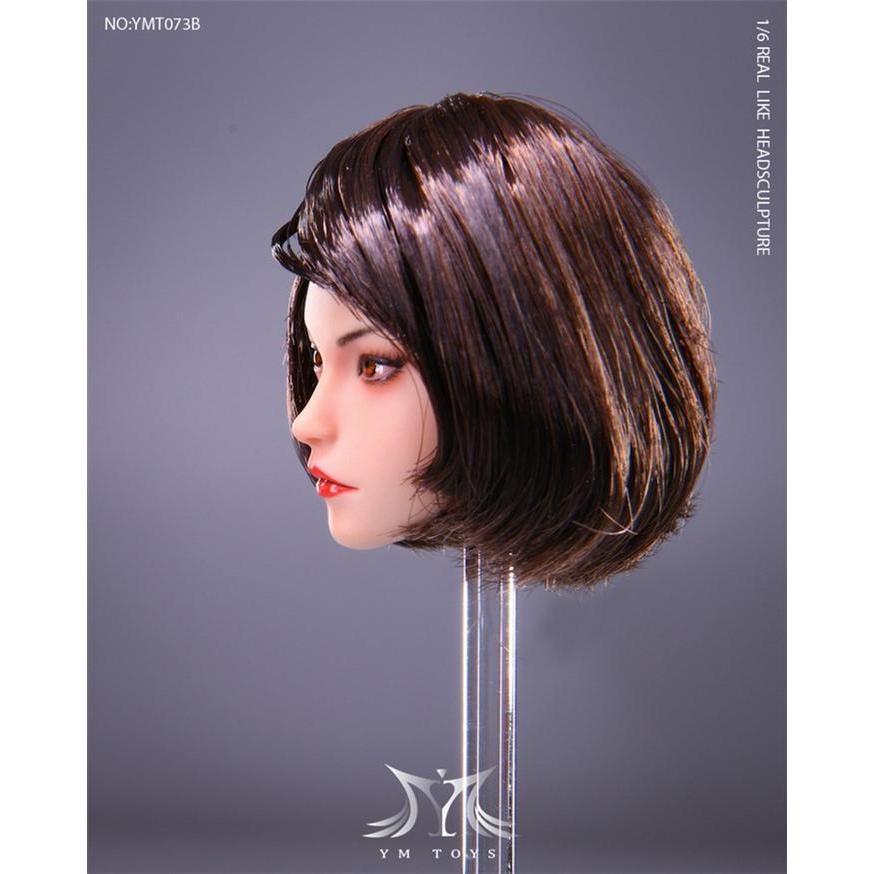 HOT SALE YMTOYS YMT073 1/6 MEIER HEAD SCULPT PALE SKIN FEMALE HEAD CARVING MODEL FIT 12'' TBL PH