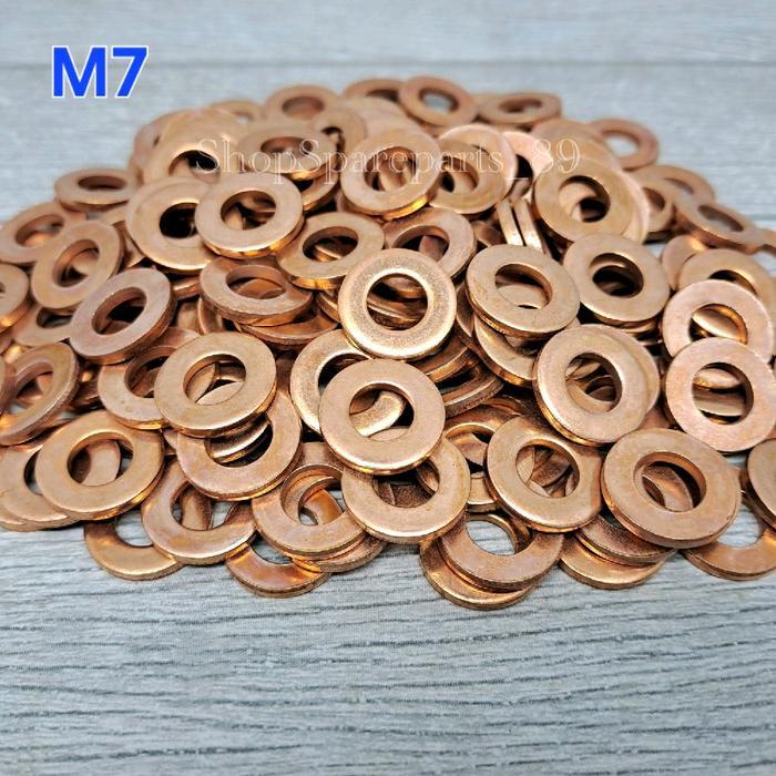 25-100Pcs RING HEAD TEMBAGA M7 / RING CYLINDER HEAD M7 BAUT 11 TEMBAGA