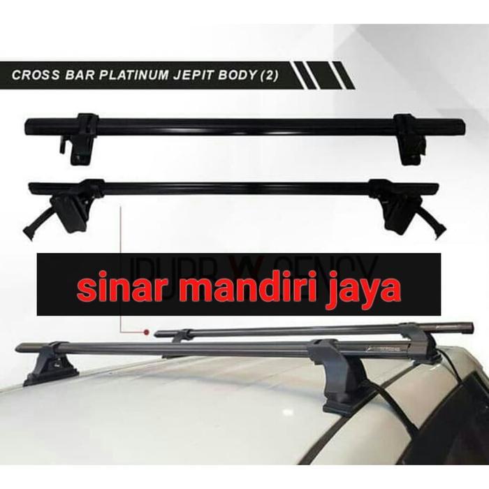 Cross Bar Jepit Body Platinum Calya