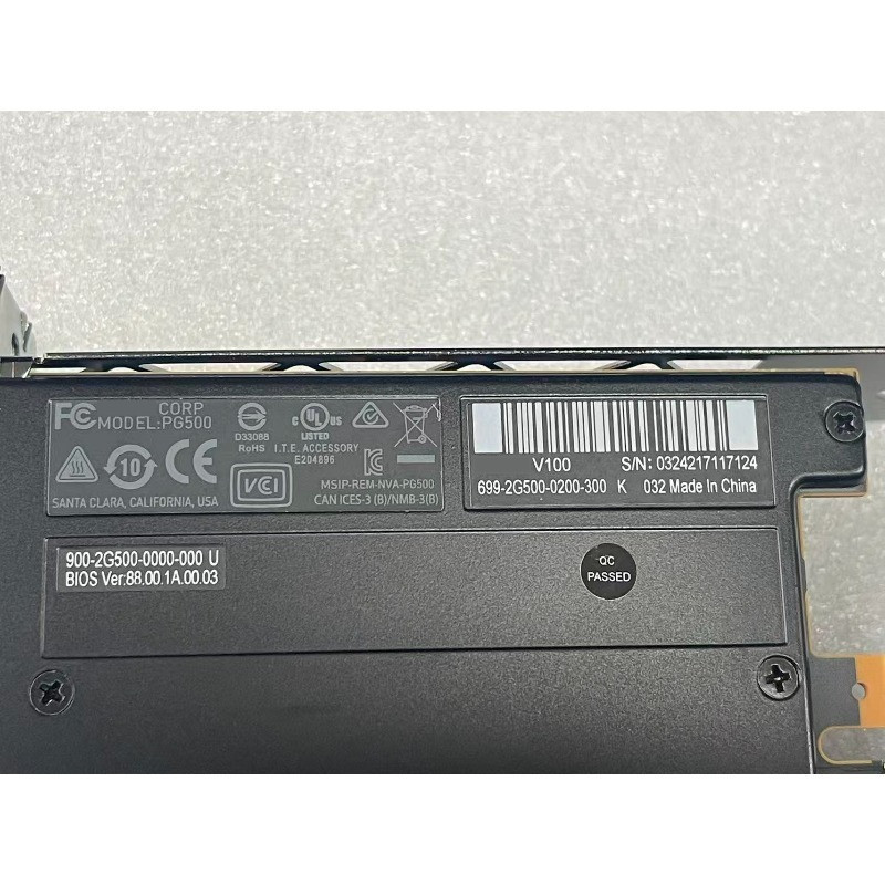 Graphics card V100 16G interface adapter card PCIE deep learning NVLINK GPU