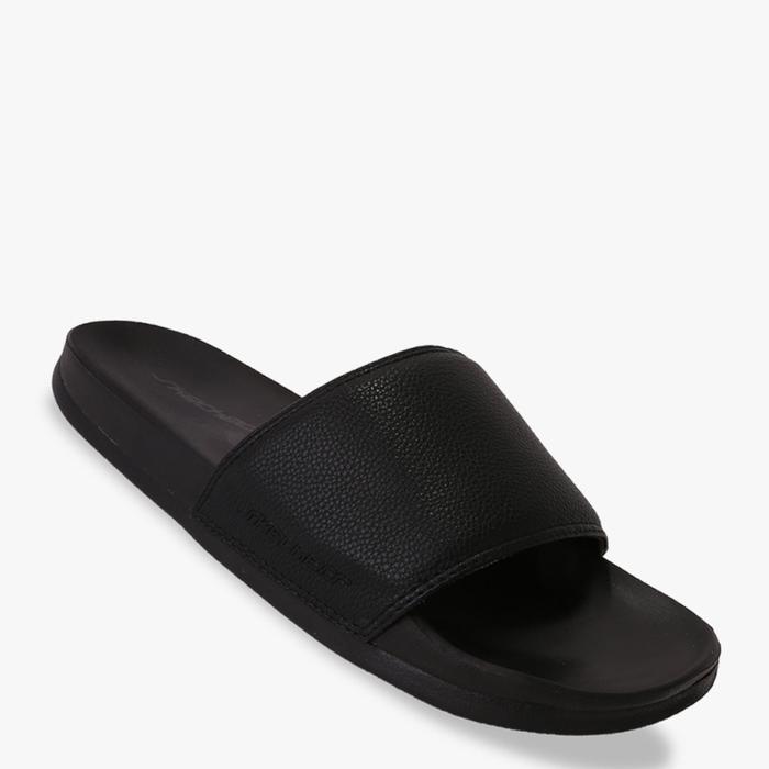 Skechers Sendal Pria Gambix Mens Sandals Black Terbaru 