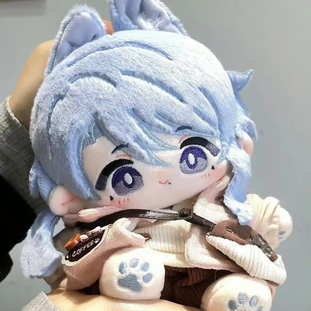 20cm Stuffed Kamisato Ayato Plush Dress Up Cotton Doll Toys for Kids Video Game Genshin Impact