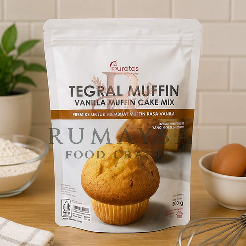 Puratos Tegral Asia Premix Muffin 500Gr Tepung Premix Muffin Lembut & Moist