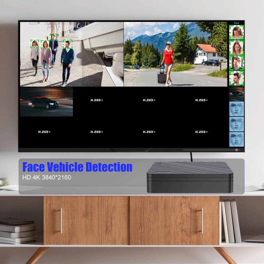 NVR 36CH 12MP Network Digital NVR for Home H.265 NVR 1080P/3MP/4MP/5MP/8MP/12MP ONVIF NVR H.265
