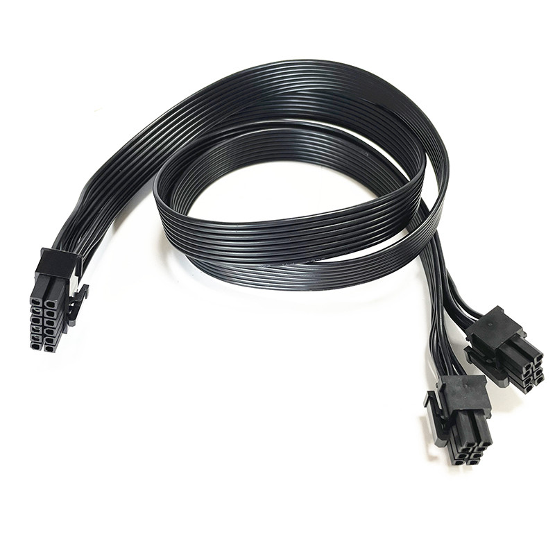 High Quality 12Pin to Dual 8pin 6? PCIE Video Card Power supply Cable for Corsair AX850 AX750 AX650