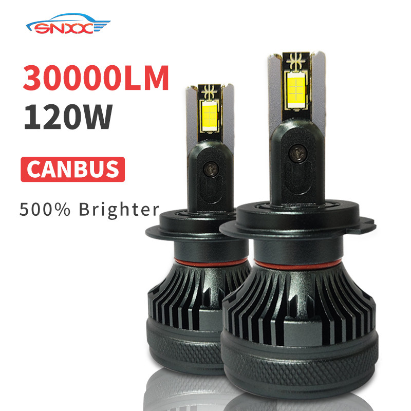 SNXX H4 LED H7 Headlight 30000LM CSP Chip LED  H11 H8 H9 H1 9005 HB3