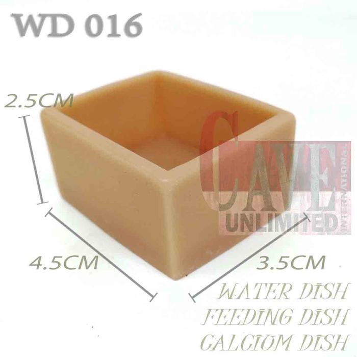 Wadah Makan dan Minum Resin untuk Reptil dan Serangga Kecil