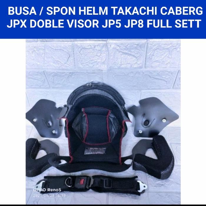 TERLARIS DISTRIBUTOR Spon Busa Helm TAKACHI CABERG JPX FULL SETT READY STOCK